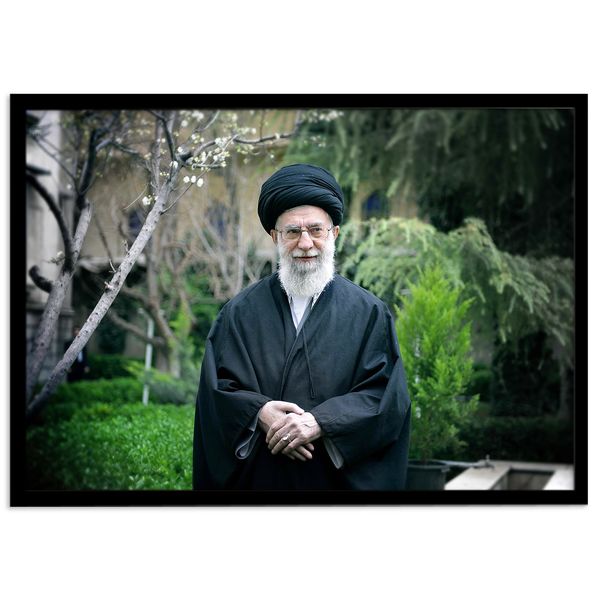 تابلو نوری بکلیت طرح حضرت آیت‌ الله‌العظمی سید علی حسینی خامنه‌ای مدل B-s2086