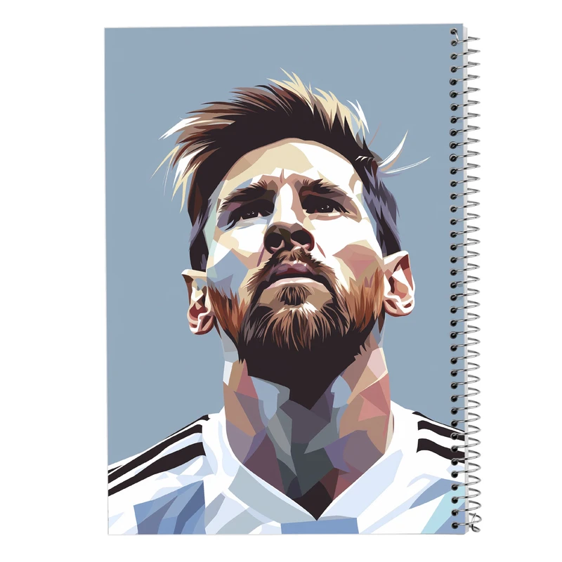 دفتر مشق 100 برگ مدوپد مدل مسی messi کد DF14044