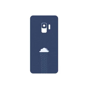 MAHOOT Minimal Data Cloud Cover Sticker for Samsung Galaxy S9