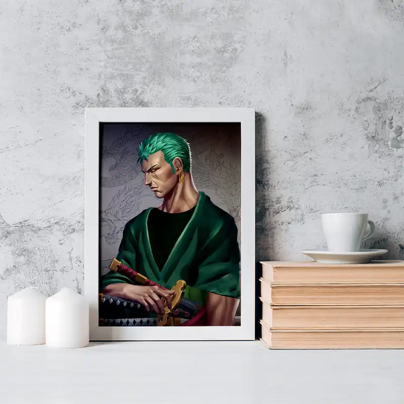 تابلو خندالو مدل زورو انیمه وان پیس One Piece کد 17224