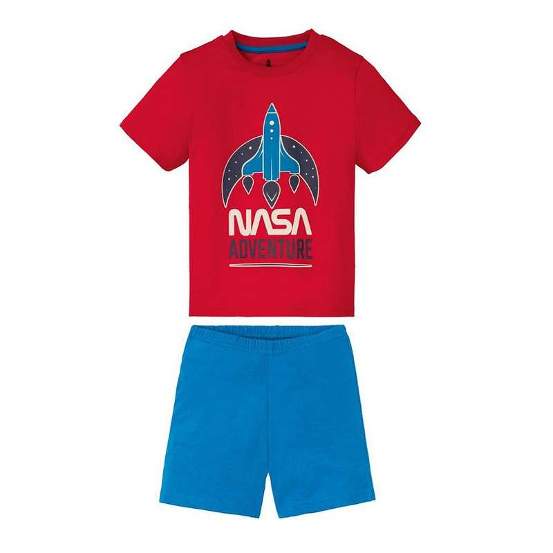 ست تی شرت و شلوارک پسرانه مدل Space