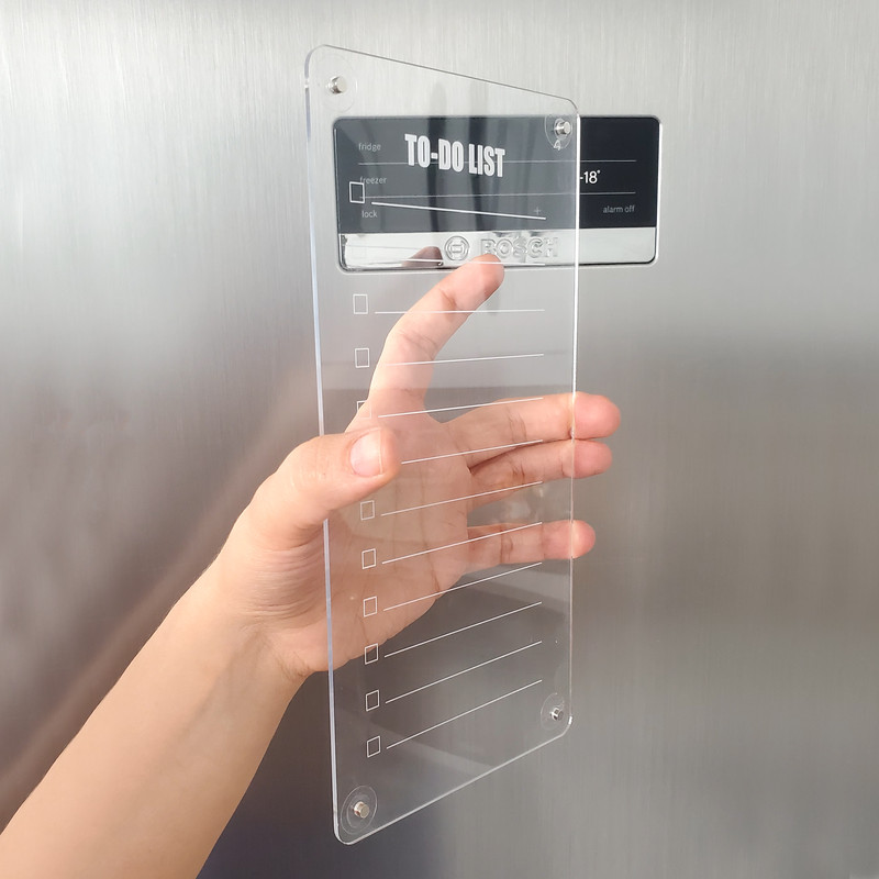 تخته وایت برد مدل چک لیست روزانه سایز 12*23 سانتیمتر