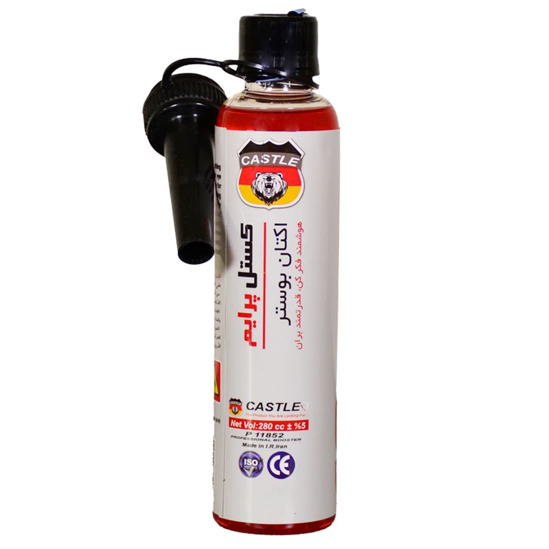 اکتان بوستر خودرو بنزینی کستل مدل پرایم حجم 400 میلی لیتر