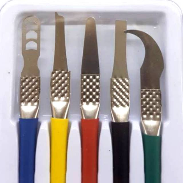 تیغ و کاردک تعویض آی سی مدل TE-018 مجموعه 5 عددی