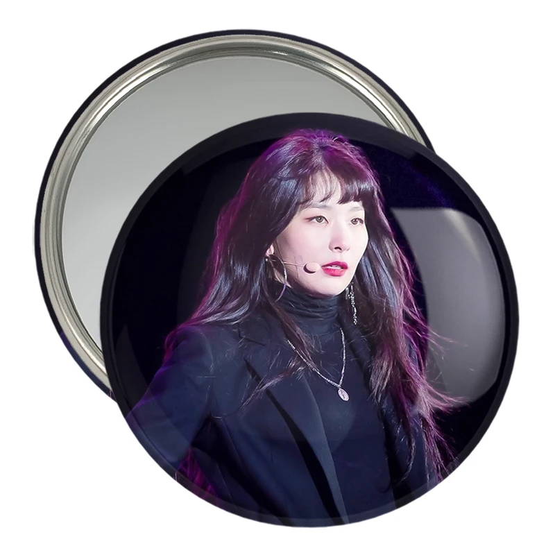 آینه جیبی خندالو مدل سولگی گروه رد ولوت Red Velvet  کد 19621