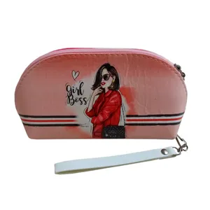 کیف لوازم آرایش زنانه مدل هلالی فانتزی