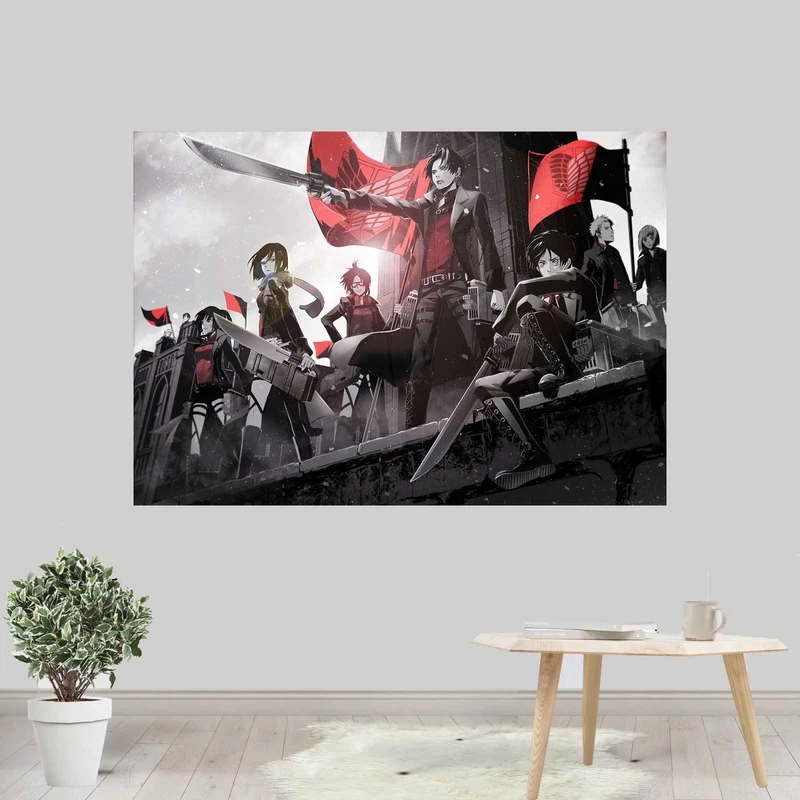 پوستر پارچه ای مدل انیمه کد 073