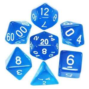 تاس بازی مدل Dungeons and Dragons بسته 7 عددی