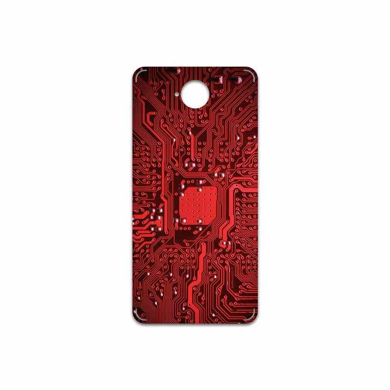 برچسب پوششی ماهوت مدل Red Printed Circuit Board مناسب برای گوشی موبایل مایکروسافت Lumia 650