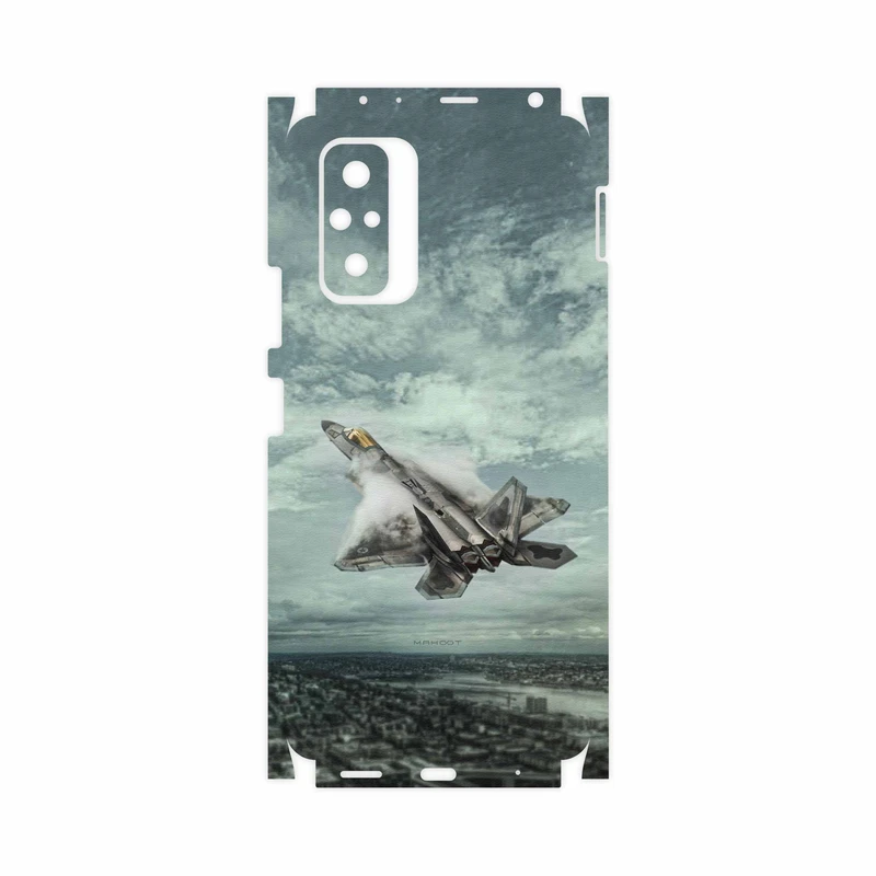 برچسب پوششی ماهوت مدل F-22-Raptor-FullSkin مناسب برای گوشی موبایل شیائومی Redmi Note 10 Pro Max