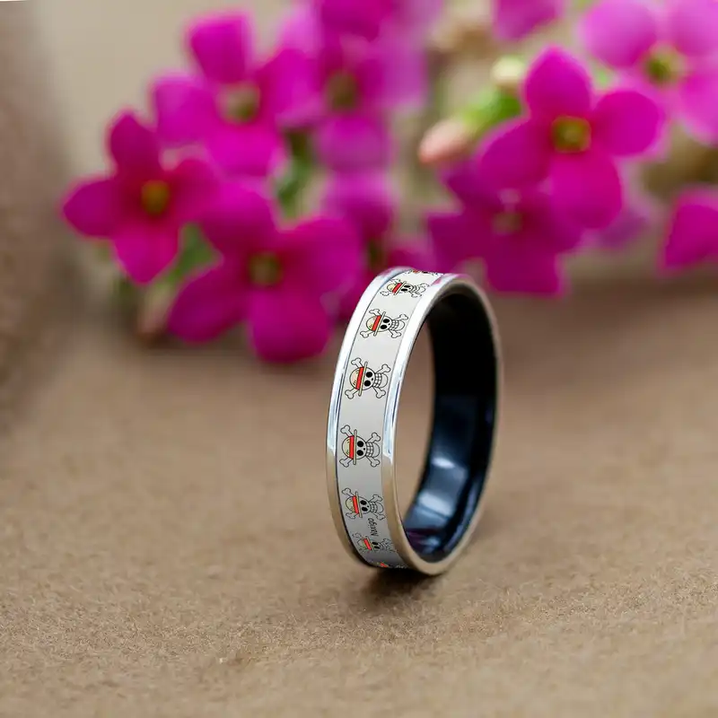 انگشتر ناکسیگو مدل شب تاب طرح وان پیس کد RB15594