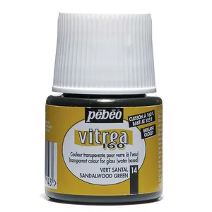 رنگ شیشه پ ب او مدل Vitrea 160 Sandalwood 14 حجم 45 میلی لیتر
