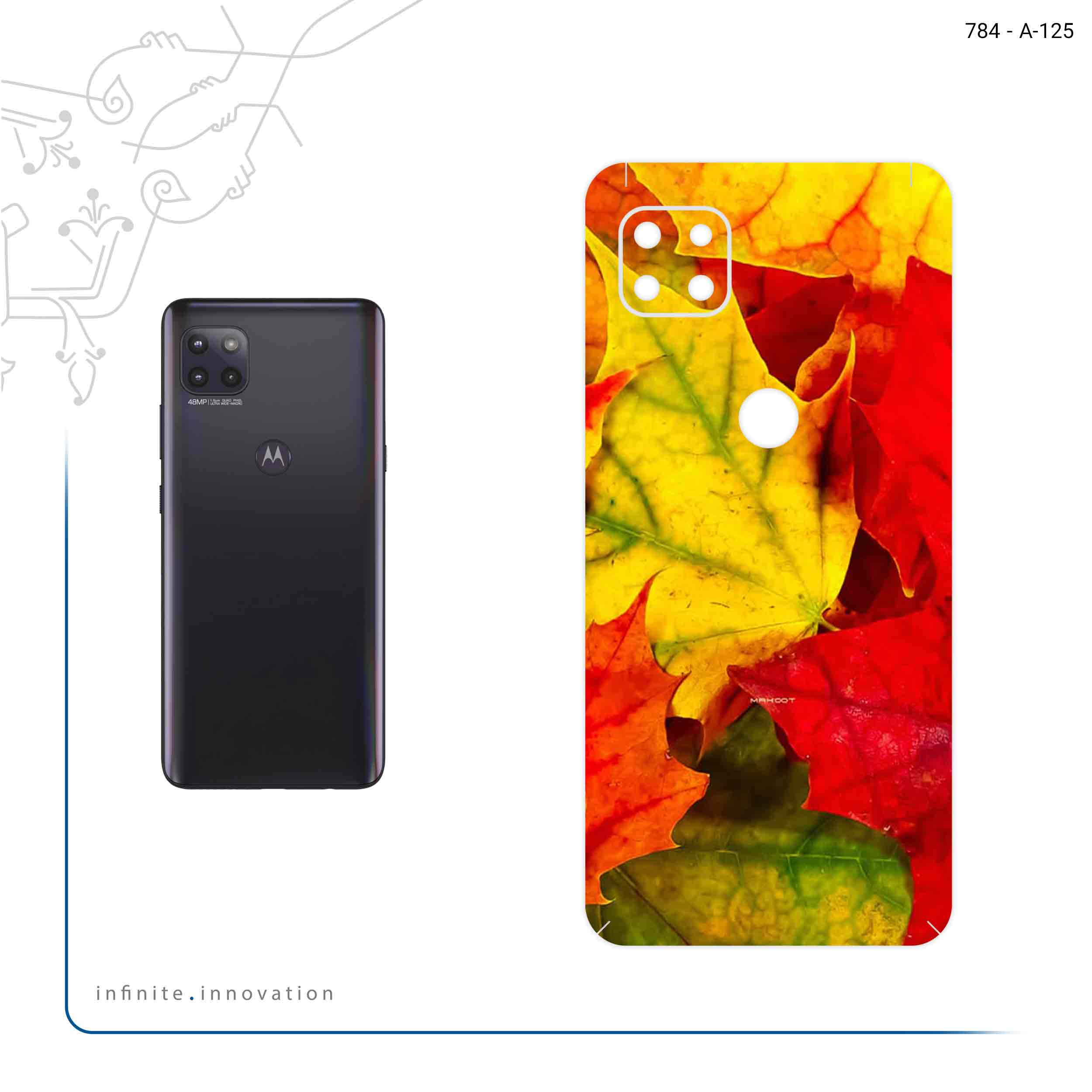 برچسب پوششی ماهوت مدل Fall Season مناسب برای گوشی موبایل موتورولا MOTO G 5G