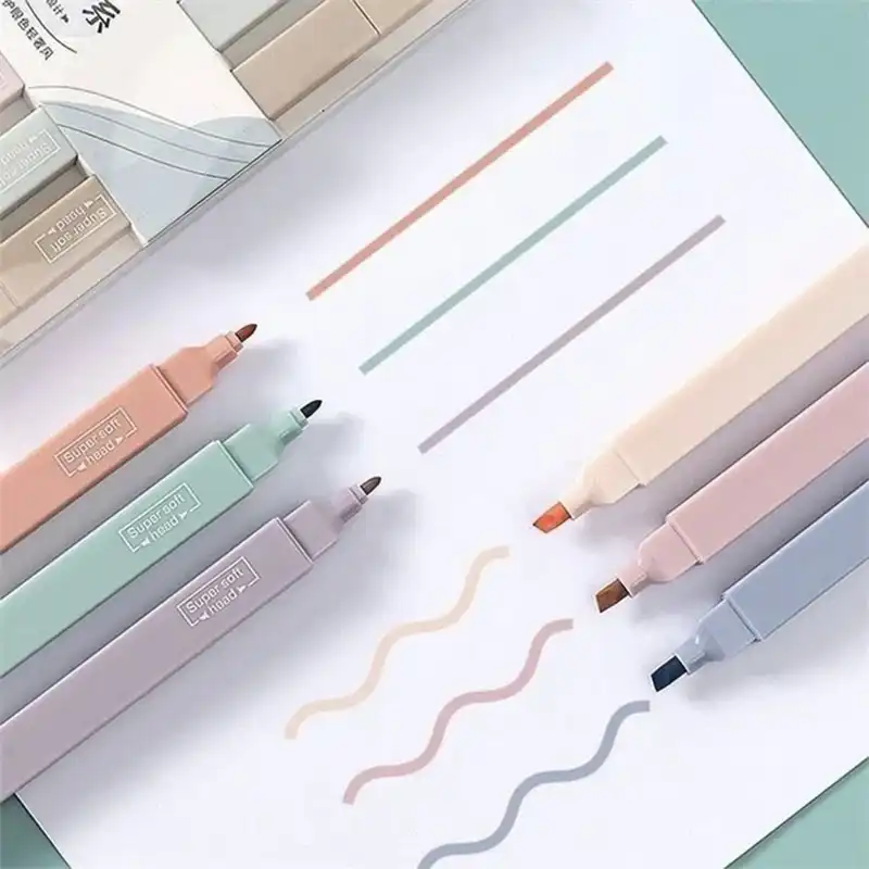 ماژیک علامت گذار ژیکسوا مدل عطری مجموعه 6 عددی