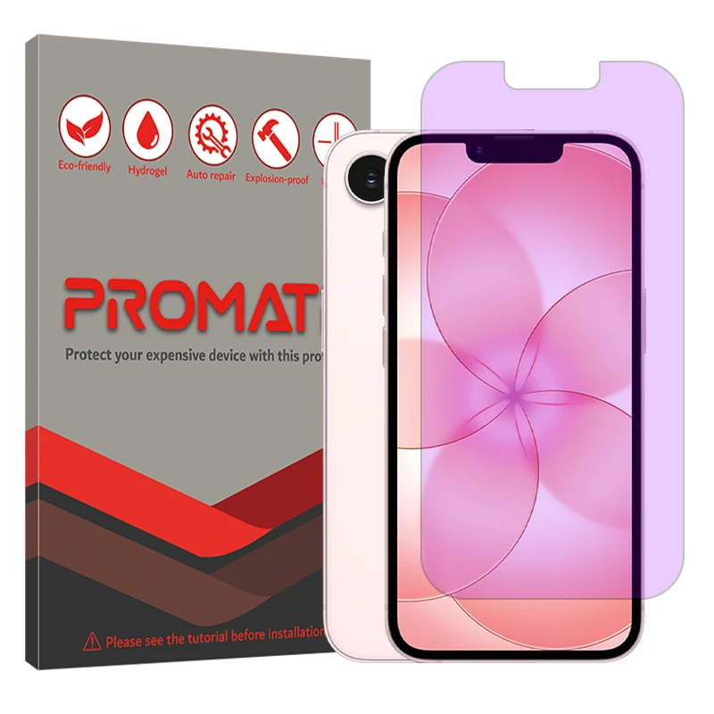 محافظ صفحه محافظ چشم پرومیت مدل هیدروژلی مناسب برای گوشی موبایل اپل iPhone 17e