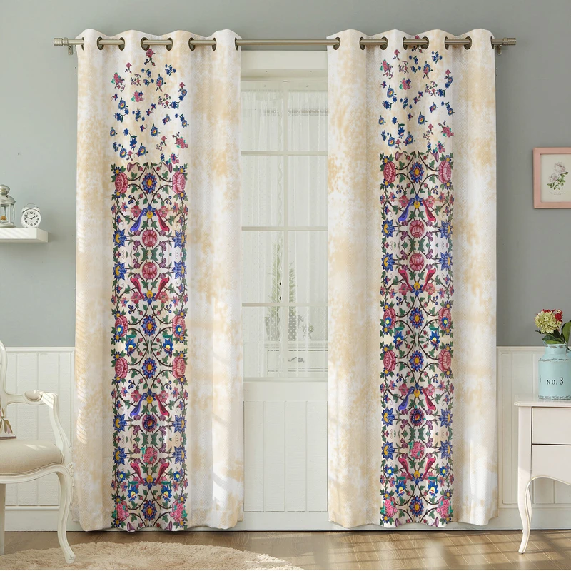 پرده نیروانا طرح مدرن  مدل مخمل کد 9002 سایز 140×280 سانتی متر