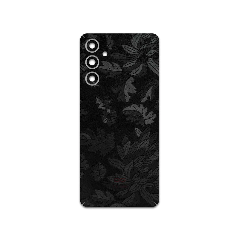 برچسب پوششی ماهوت مدل Black-Wildflower مناسب برای گوشی موبایل سامسونگ Galaxy F54