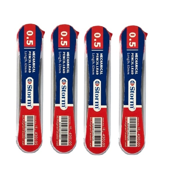 نوک مداد نوکی 0.5 میلی متری استورم مدل HL-430105 بسته 4 عددی