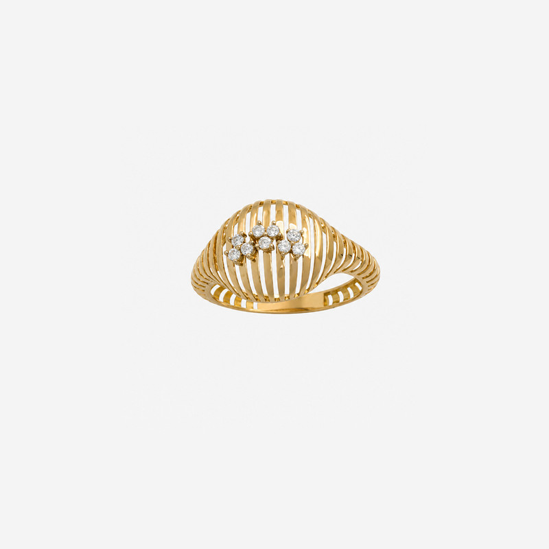 انگشتر طلا 18 عیار زنانه مایا ماهک مدل هرموس MR1609 - 4
