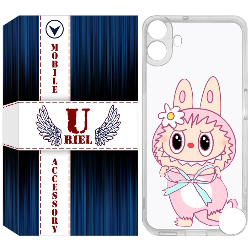 کاور یوریل قاب مدل Clear کد 146 طرح لبوبو Labubu مناسب برای گوشی موبایل ناتینگ فون Nothing CMF Phone 1