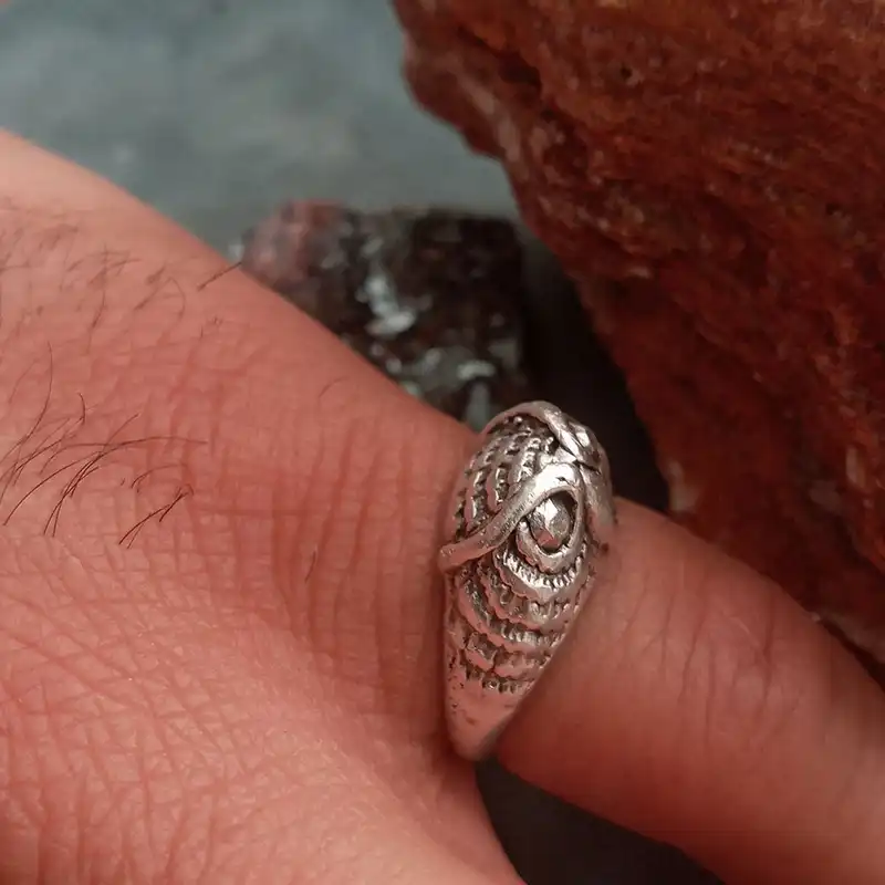 انگشتر مدل جغد کد KO-54