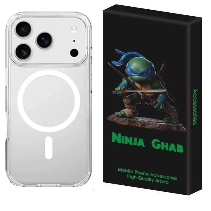 کاور نینجا قاب مدل مگسیف مناسب برای گوشی موبایل اپل iPhone 17 Pro