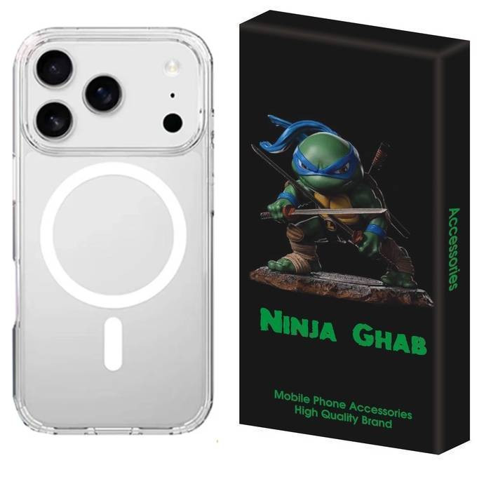 کاور نینجا قاب مدل مگسیف مناسب برای گوشی موبایل اپل iPhone 17 Pro Max