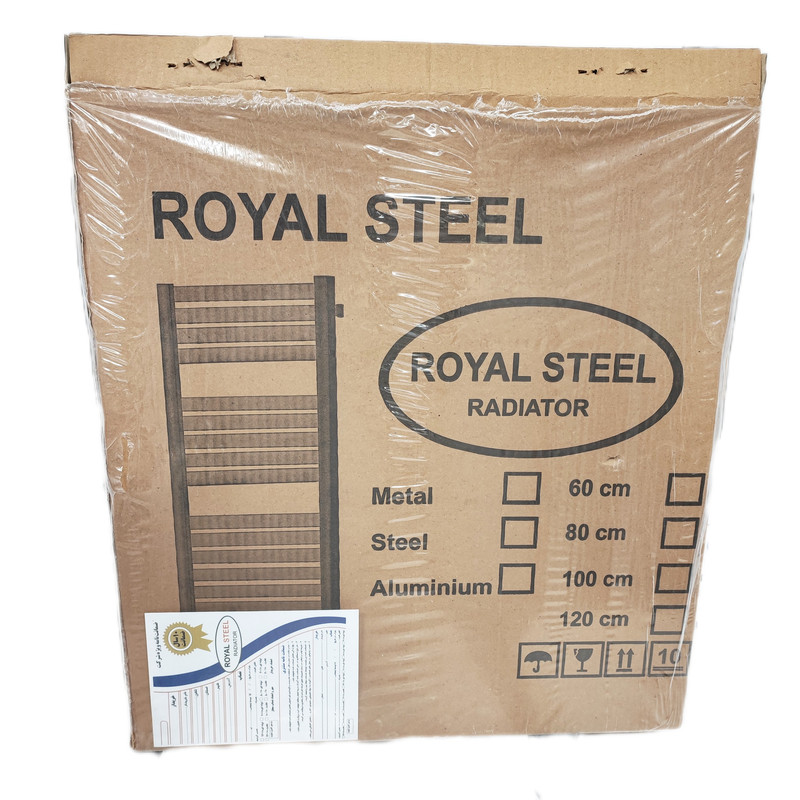 رادیاتور حوله خشک کن رویال مدل استیل فلت کد 01
