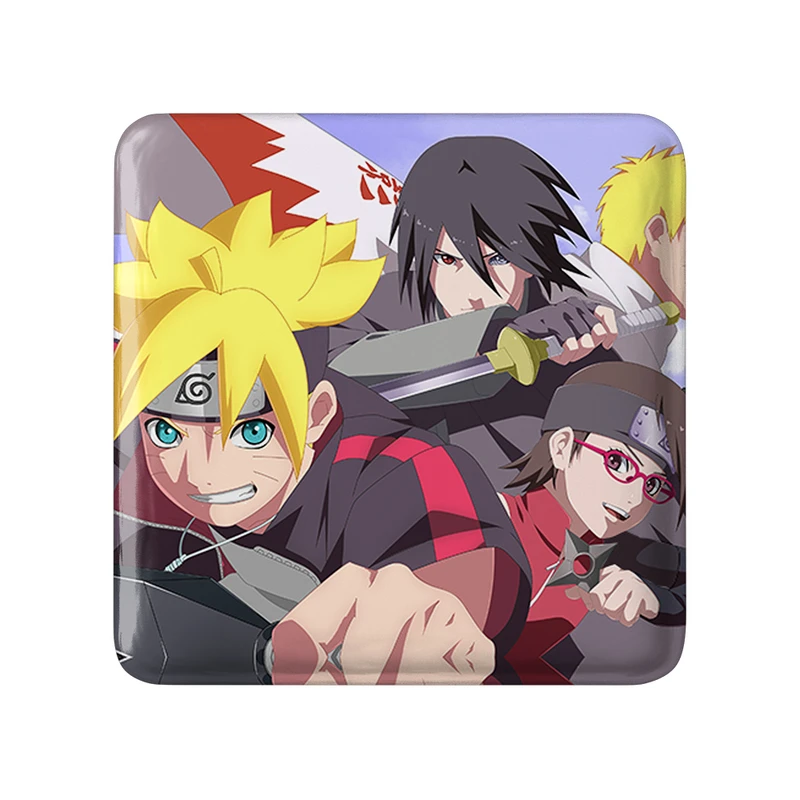 مگنت خندالو طرح بوروتو و ساسکه و ناروتو و سارادا انیمه بوروتو Boruto کد 13146