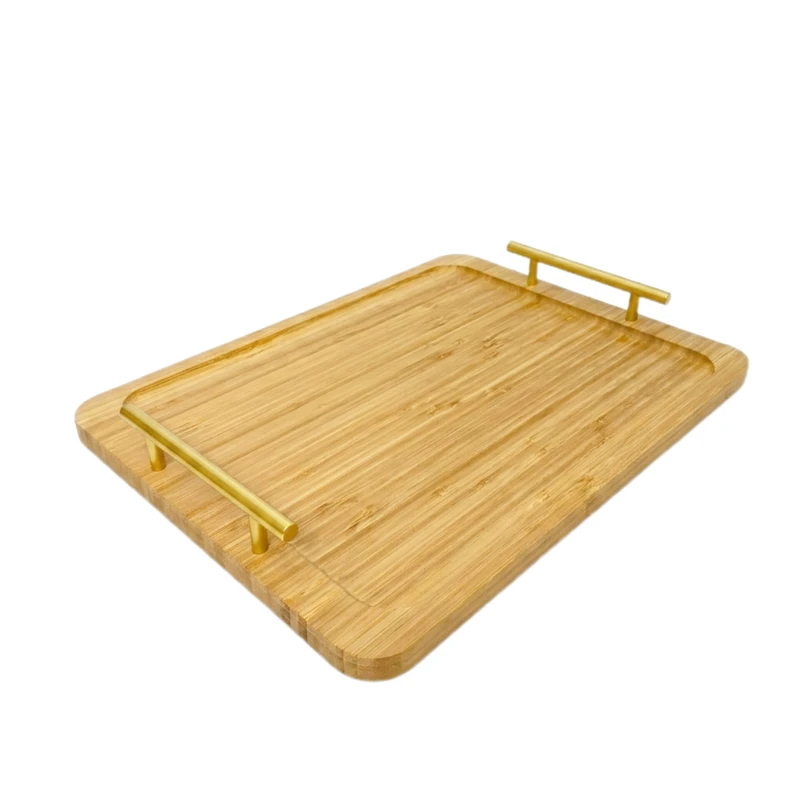 سینی دسته دار مدل بامبو کد SI-38 سایز 29x38 سانتیمتر