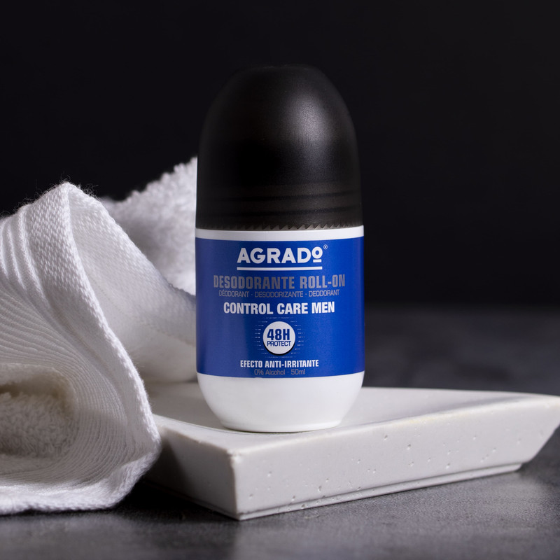 رول ضد تعریق مردانه آگرادو مدل control care men حجم 50 میلی لیتر رول ضد تعریق مردانه آگرادو مدل control care men حجم 50 میلی لیتر