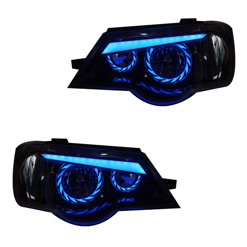 چراغ جلو خودرو گروه پژوهش صنعت مدرن مدل Angry-B مناسب برای پراید 111 و 132 بسته دو عددی