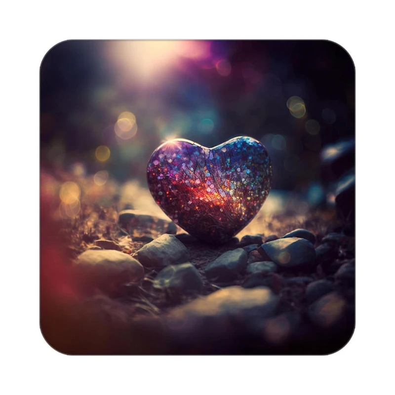 زیر لیوانی کاکتی مدل عاشقانه کد mp13608