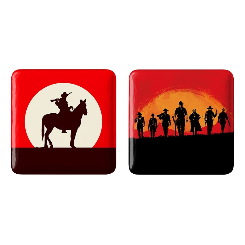مگنت خندالو طرح رد دد Red Dead کد 1029610291 مجموعه 2 عددی