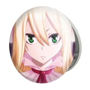 آینه جیبی خندالو طرح میویس انیمه فری تیل Fairy Tail مدل تاشو کد 16480 