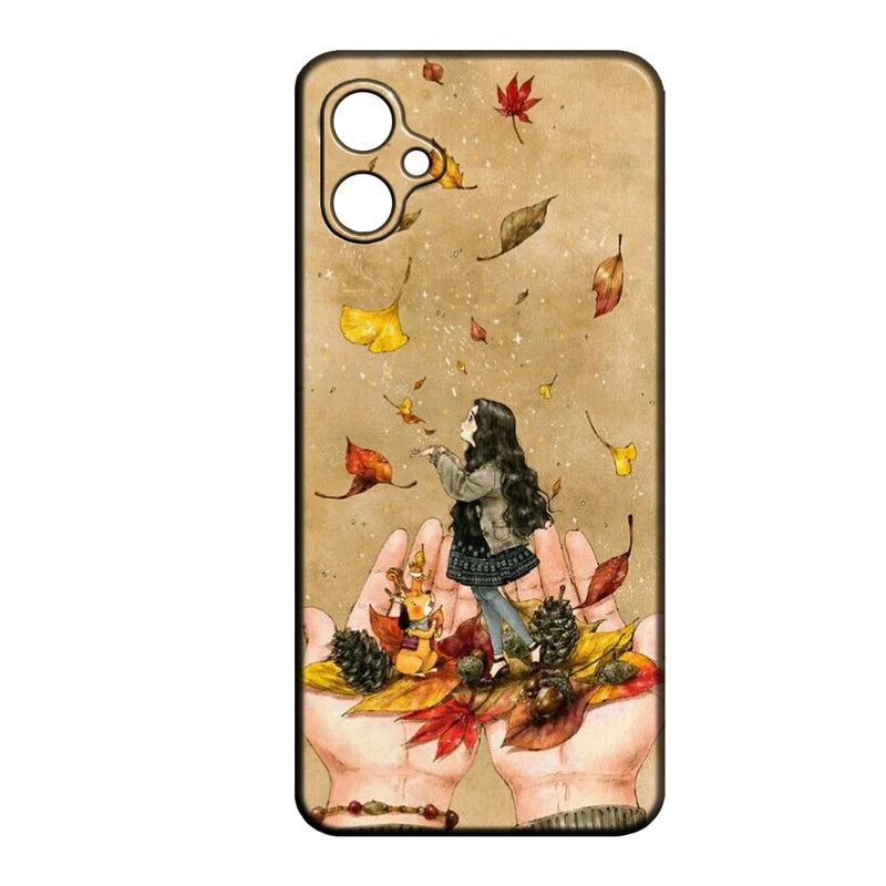 کاور طرح دخترانه کد 262 مناسب برای گوشی موبایل سامسونگ Galaxy A05