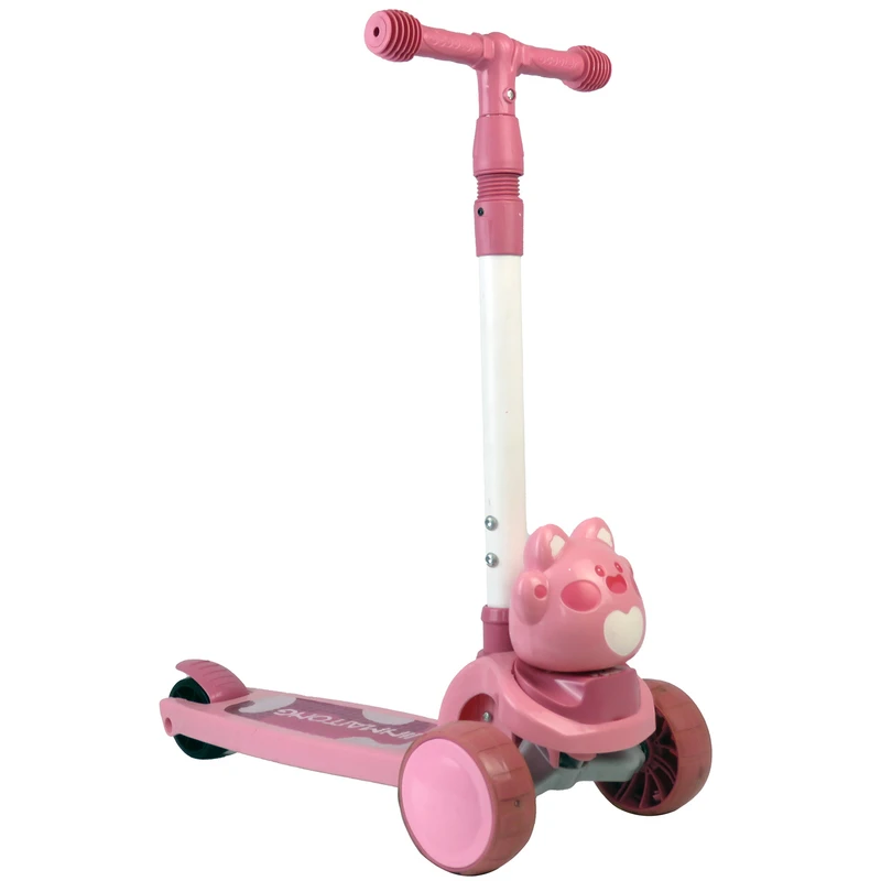 اسکوتر کودک اسکوتر مدل گربه خندان کد 2116 ظرفیت وزنی 50 کیلوگرم