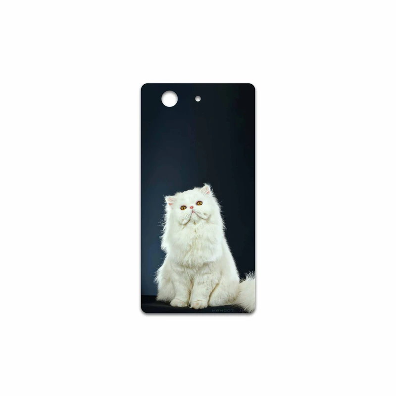 برچسب پوششی ماهوت مدل Persian cat مناسب برای گوشی موبایل سونی Xperia Z3 Compact