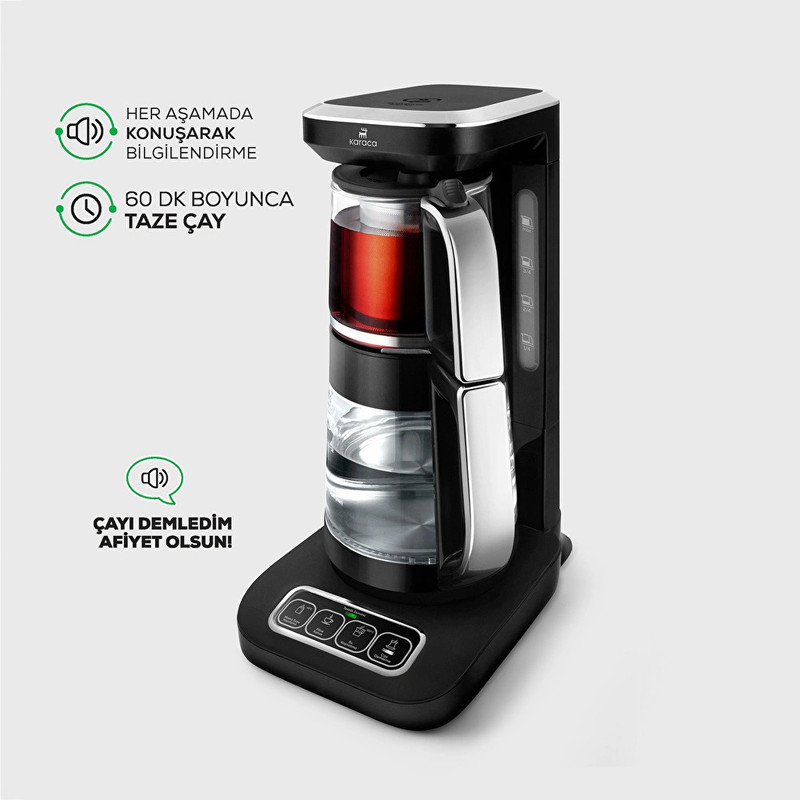 چای‌ساز روی هم کاراجا مدل Caysever Robotea Pro