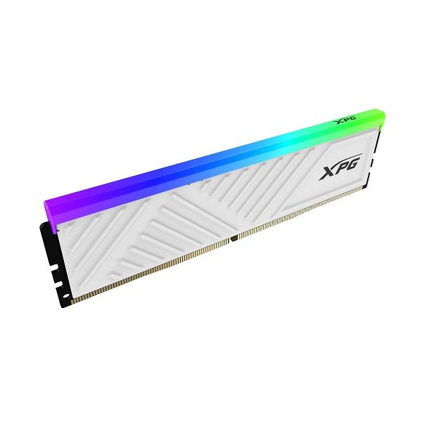 رم کامپیوتر DDR4 تک کاناله 3600 مگاهرتز CL16 ای دیتا مدل SPECTRIX D35 RGB WHITE ظرفیت 8 گیگابایت