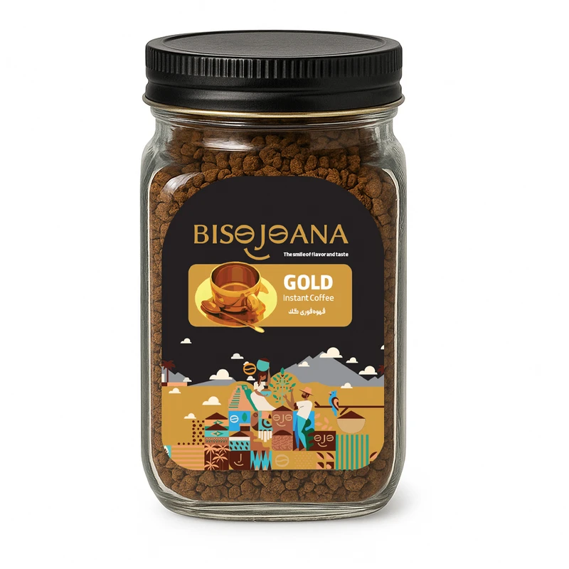 قهوه فوری گلد بیسوجوانا - 100 گرم
