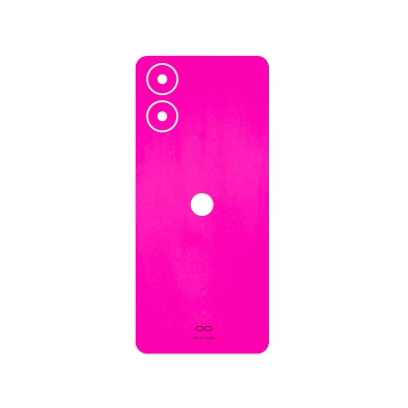برچسب پوششی ماهوت مدل Phosphorus-Pink مناسب برای گوشی موبایل موتورولا Moto G04