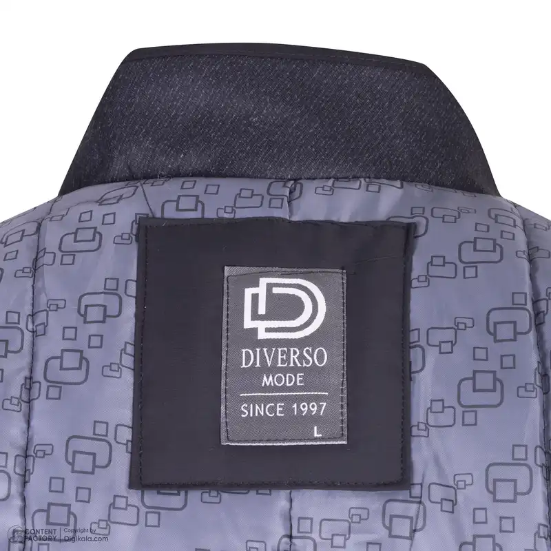 کاپشن مردانه دیورسو کد 110 رنگ مشکی