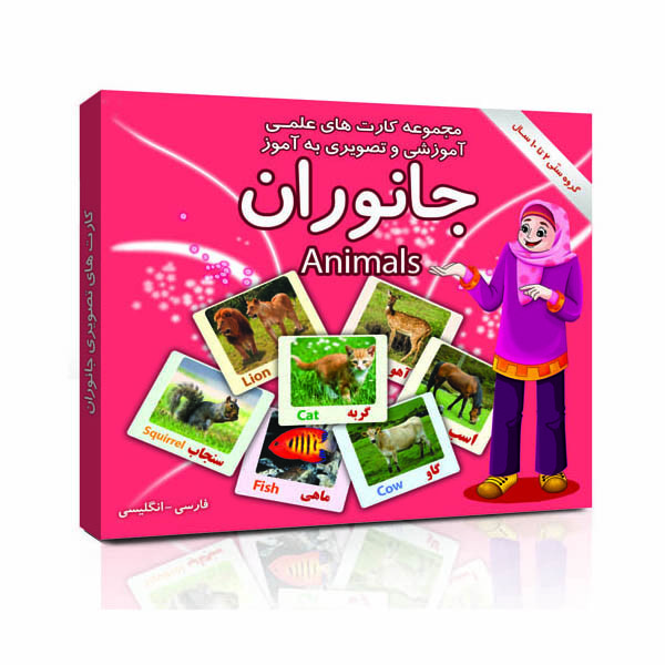 فلش کارت های علمی آموزشی و تصویری 2 تا 10 سال انتشارات امین آذر بسته 15 عددی