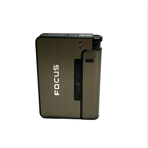 جعبه سیگار مدل   فوکوس طرح MH0005 به همراه فندک