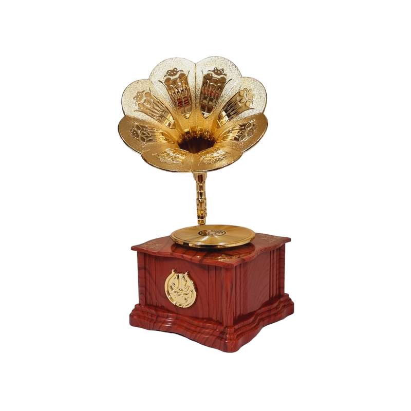 جعبه موزیکال طرح گرامافون مدل کوکی کد G10