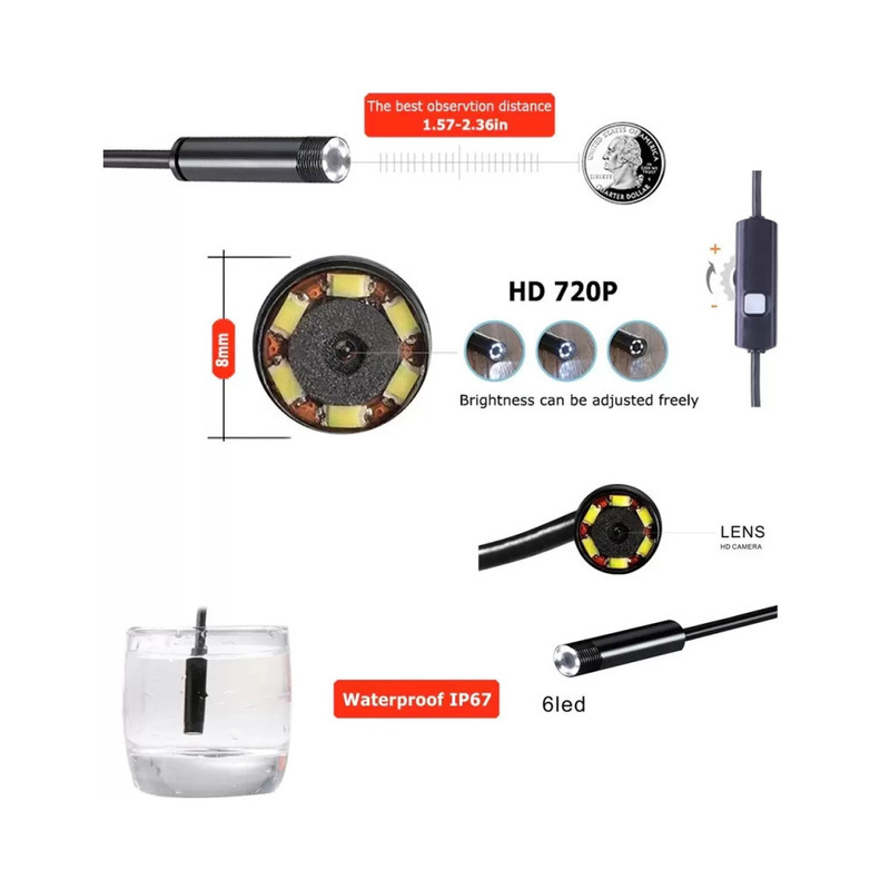 دوربین آندوسکوپی مدل Wifi 10m NEW دوربین آندوسکوپی مدل Wifi 10m NEW