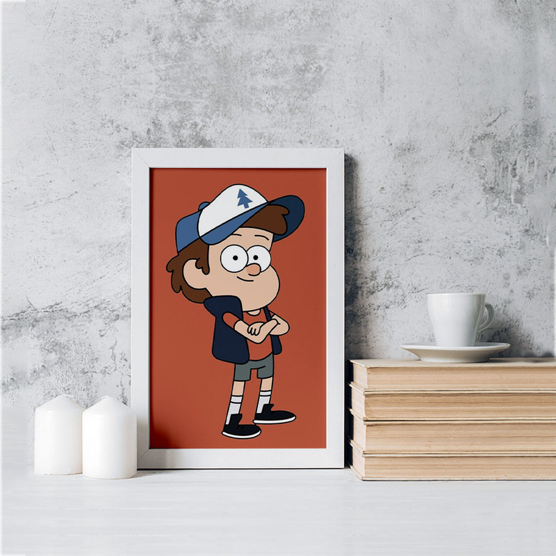تابلو خندالو مدل دیپر انیمیشن آبشار جاذبه Gravity Falls کد 26082