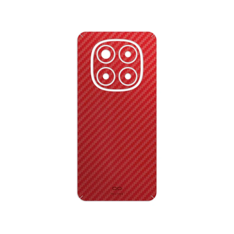 برچسب پوششی ماهوت مدل Red-Fiber مناسب برای گوشی موبایل شیائومی Redmi Note 14 Pro 5G
