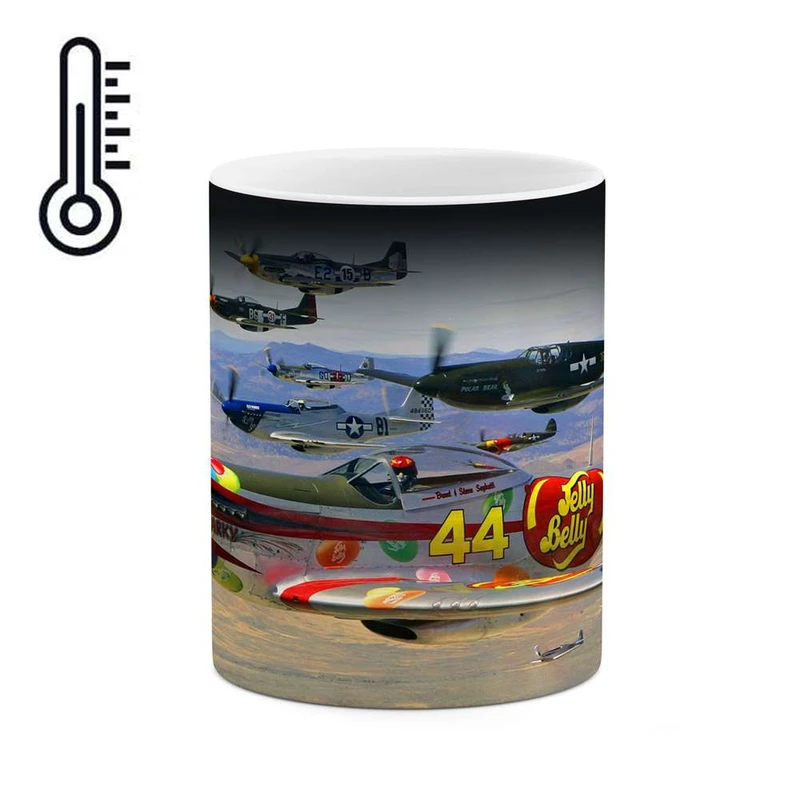 ماگ حرارتی کاکتی مدل هواپیمای جنگنده کد mgh10671